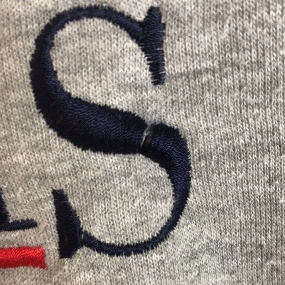 Paris tour D or ladies grey 90s style Eiffel Tower sweater size small - Picture 6 of 15